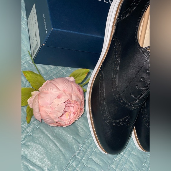 NIB Cole Haan Women’s Original Grand Wing II, Size 11M, Black/Optic White - Picture 3 of 7